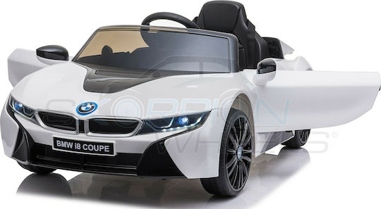 BMW I8 One-Seater with Remote Control Licensed 12 Volt White for 1+ Years