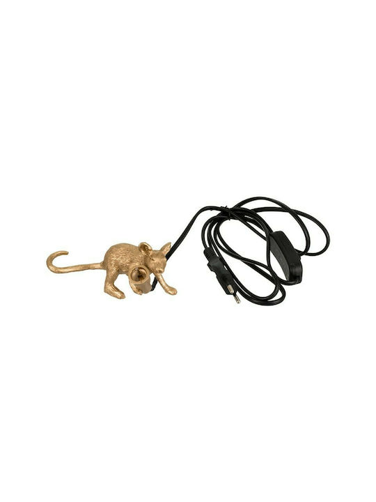 GloboStar Διακοσμητικό Φωτιστικό Mouse E12 Φιγούρα 13x4x7εκ.