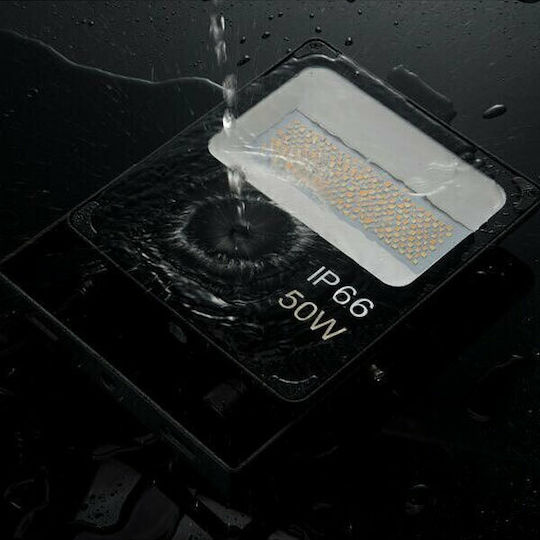 Optonica Waterproof LED Floodlight 50W Warm to Cool White IP66