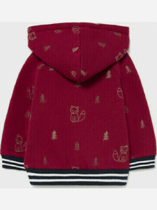 Kinderpullover Langarm Burgundisch
