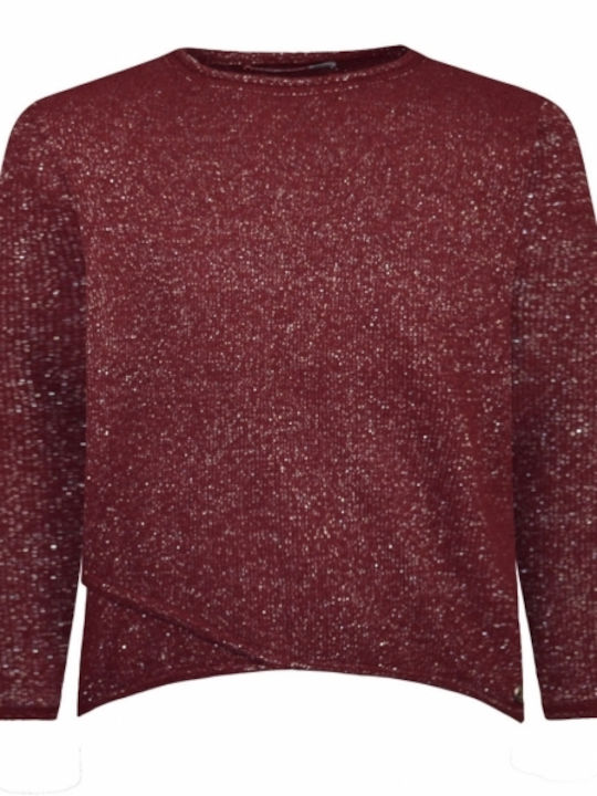 Energiers Children's Sweater Long Sleeve Burgundy