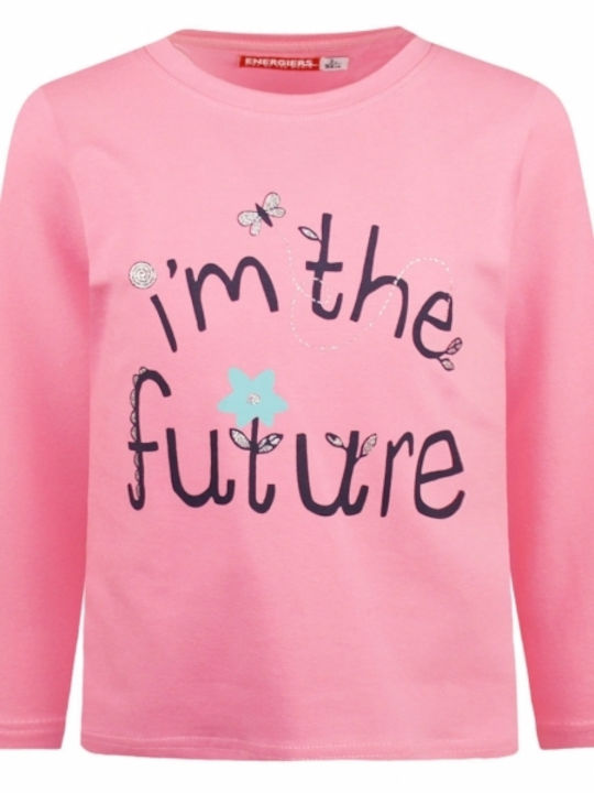 Energiers Kids Blouse Long Sleeve Pink