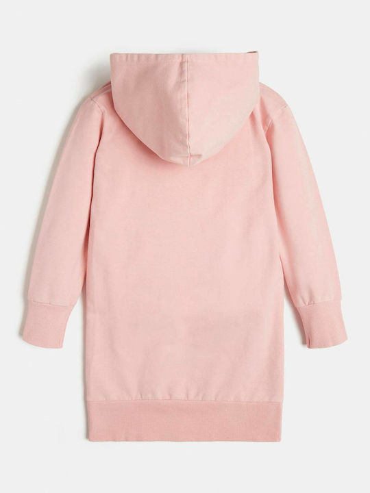 Rochie-bluză pentru copii Cu mânecă lungă Roz