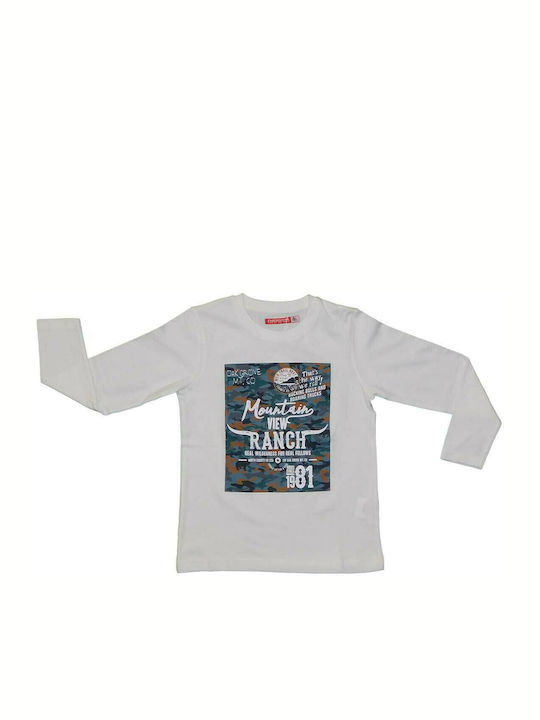 Energiers Kids Blouse Long Sleeve White