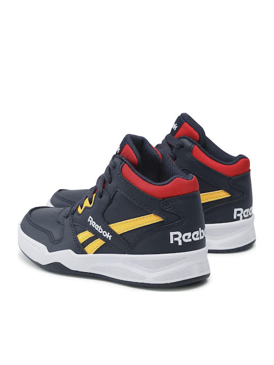 BB4500 Court Παιδικά Sneakers High Ανατομικά Vector Navy / Vector Red / Solar Gold