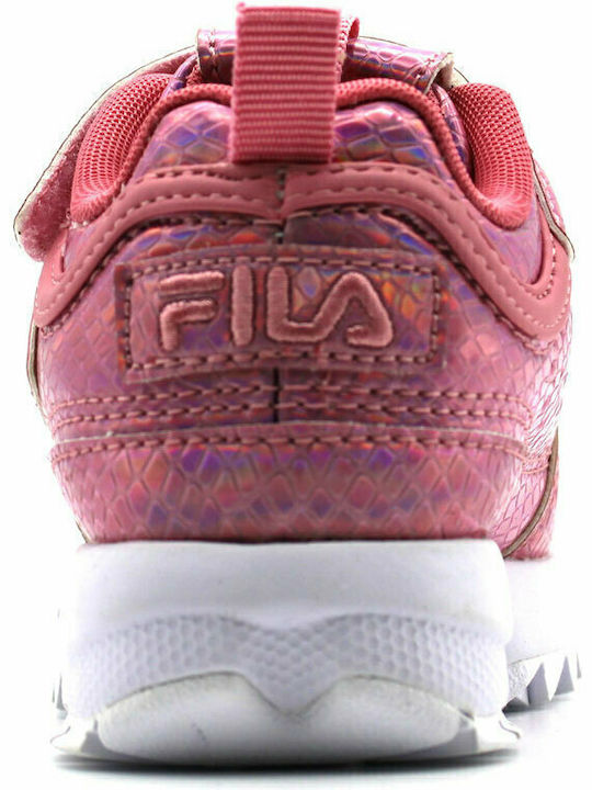 Disruptor E Παιδικά Sneakers με Σκρατς Ροζ