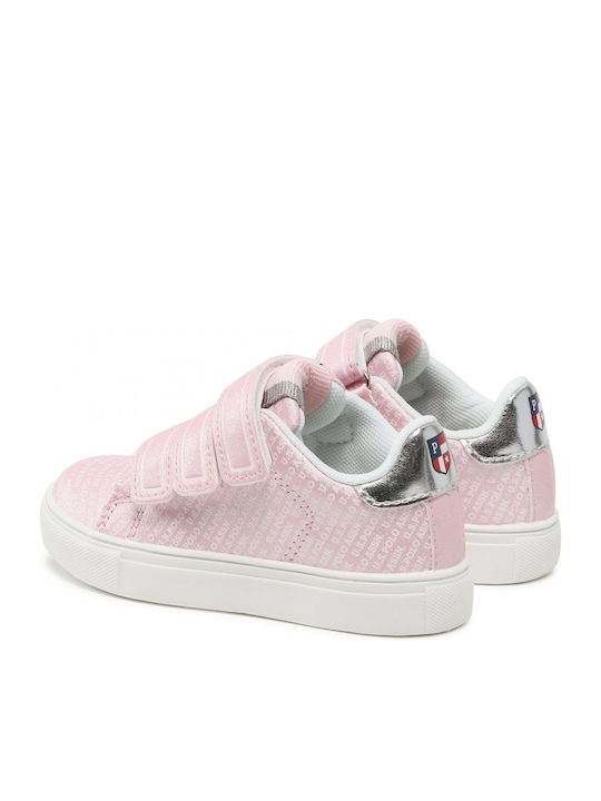 Willy 4170 Παιδικά Sneakers Ανατομικά με Σκρατς Ροζ