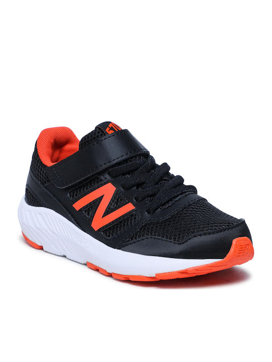 570 Kids Sneakers with Scratch Black