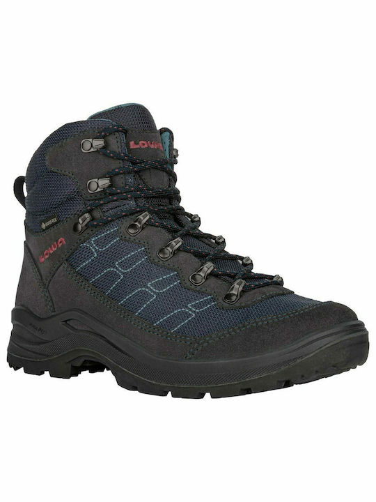 Lowa Taurus Pro GTX Mid Γυναικεία Ορειβατικά Μποτάκια Αδιάβροχα με Μεβράνη Gore-Tex Μπλε