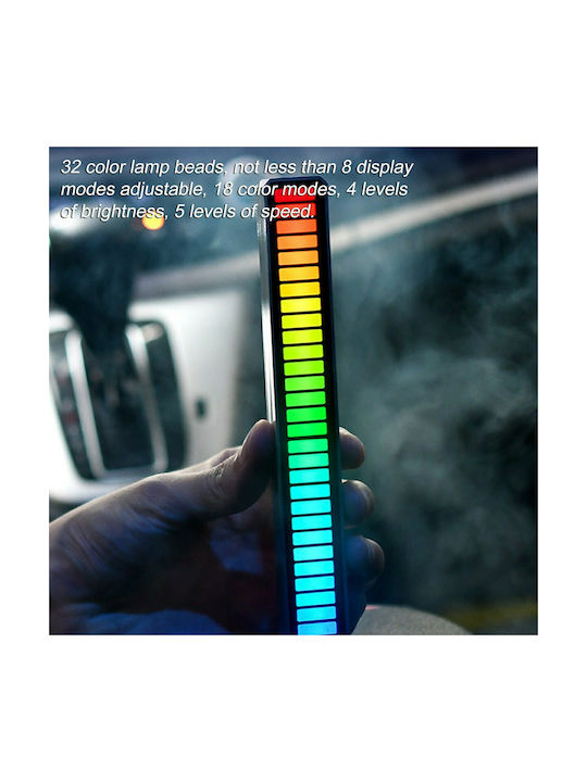 Διακοσμητικό Φωτιστικό LED RGB Μπάρα 8x8εκ.
