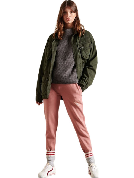Παντελόνι Φόρμας με Λάστιχο Ροζ