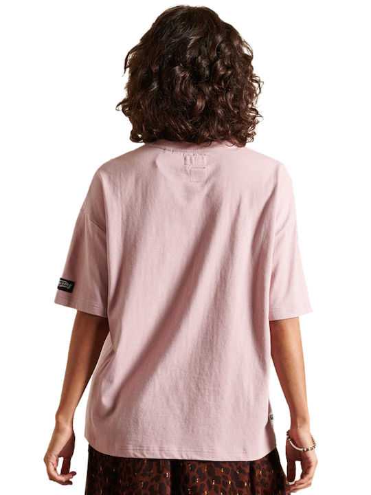 Superdry Γυναικείο T-shirt Soft Pink