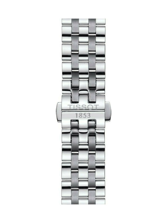 Tissot T-Classic Carson Watch Battery with Silver Metal Bracelet