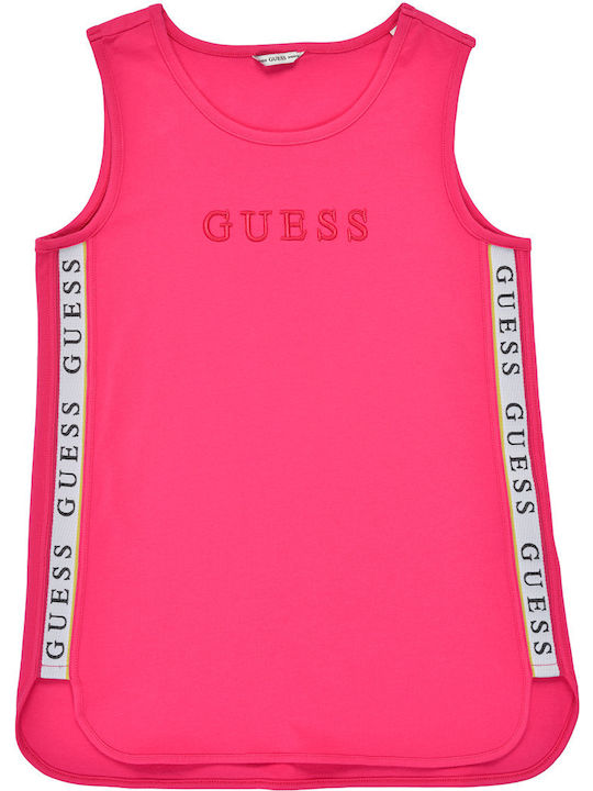 Guess Kinder Shirt Ärmellos Fuchsie