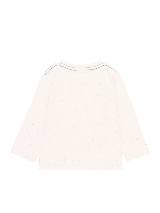Детска тениска Дълъг ръкав Бяло
