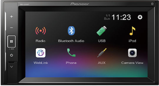 Pioneer Car Audio System 2 DIN (Bluetooth/USB/AUX/WiFi/GPS) with 6.2" Touch Screen