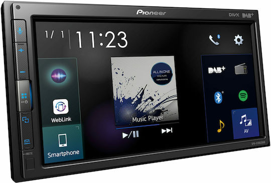 Pioneer Ηχοσύστημα Αυτοκινήτου 2DIN (Bluetooth/USB/AUX) με Οθόνη Αφής 6.8"