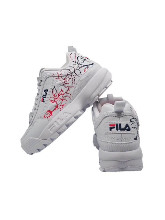 Fila Παιδικό Sneaker Disruptor II για Κορίτσι Λευκό
