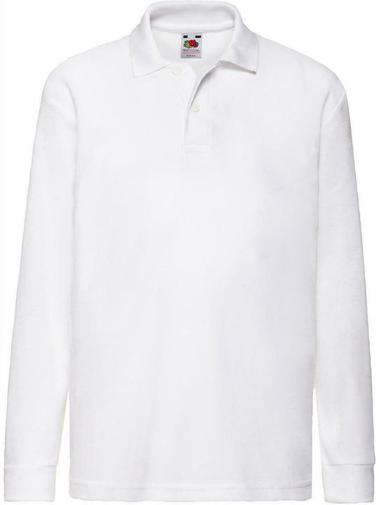 Kids' Polo Long Sleeve Blue