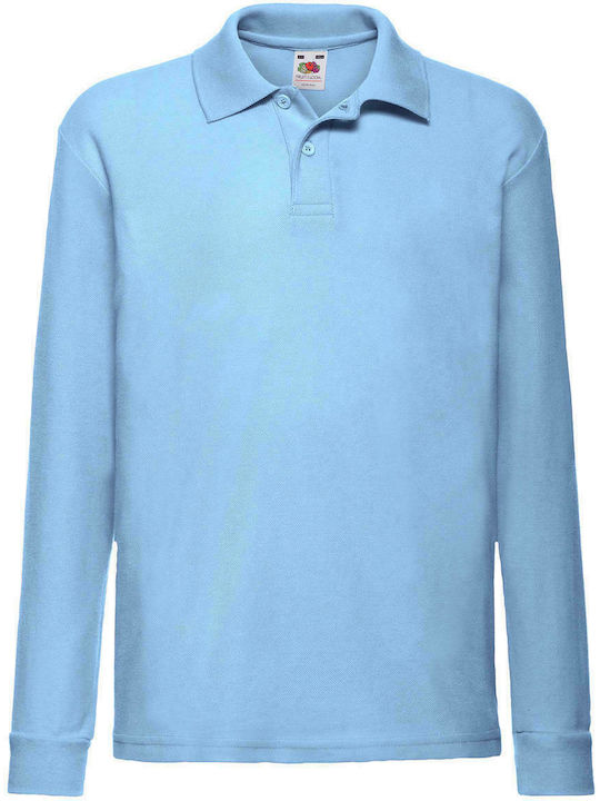 Kids' Polo Long Sleeve Blue