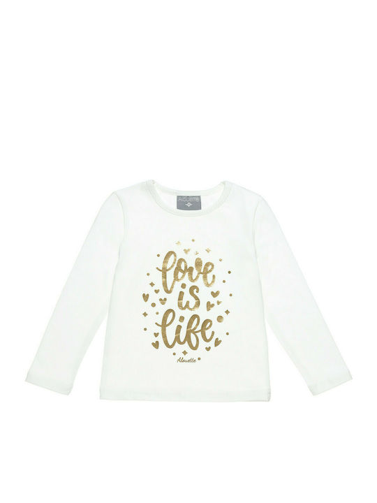 Alouette Kids Blouse Long Sleeve Ecru