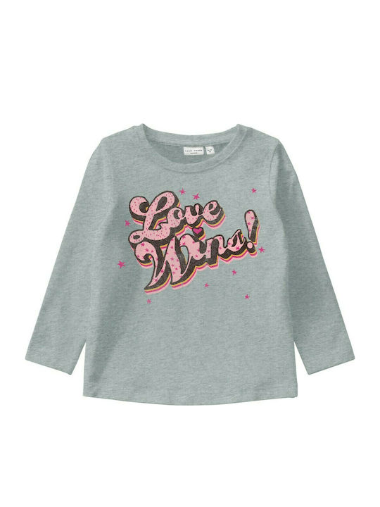 Name It Kids Blouse Long Sleeve Gray