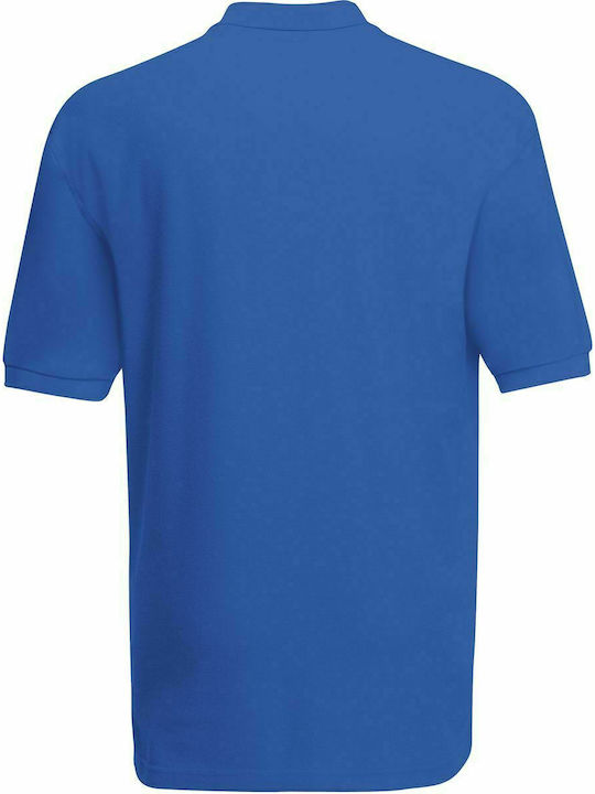 Fruit of the Loom Kids Polo Short Sleeve Blue