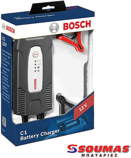 Bosch Φορτιστής Μπαταρίας Αυτοκινήτου 12V C1 Battery Charger