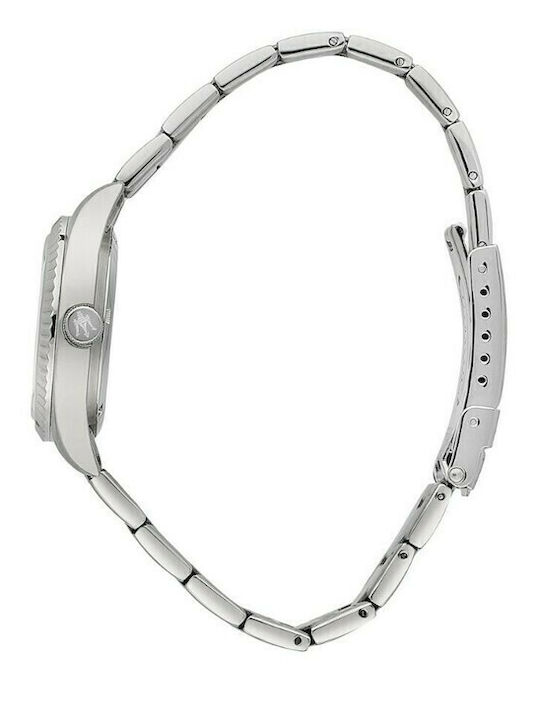 Maserati Competizione Γυναικείο Ρολόι 31mm Μπαταρίας με Ασημί Μεταλλικό Μπρασελέ