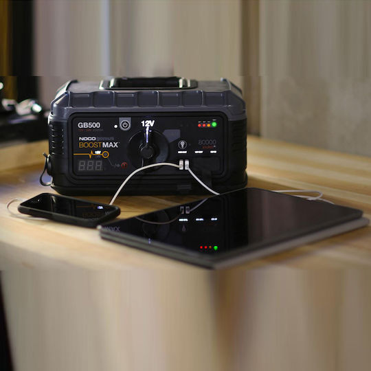 Noco Genius GB500 Tragbarer Batterie-Starter Auto & Lastkraftwagen 6250A mit Power Bank USB Taschenlampe 12/24V