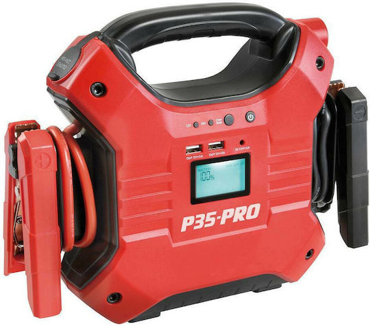 Lampa P35 Pro Tragbarer Batterie-Starter Auto & Motorrad 35000mAh mit USB Taschenlampe Power Bank 12V
