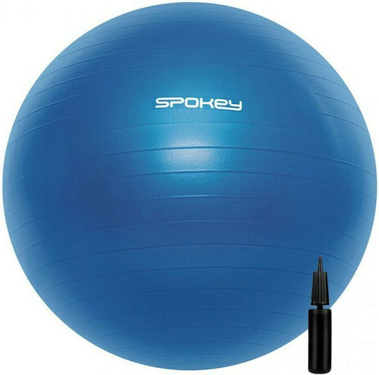 Spokey Fitball Bl Gymnastic Pilates Ball 55cm in Blue Color