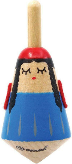 Svoora Wooden Spinning Top Tasos & Golfos For 5+ Years