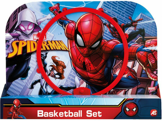 AS Indoor & Outdoor Over Door Basketball Hoop with Ball Spiderman