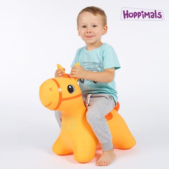 Hoppimals Hopfen Hopfen Pferd für 1+ Jahr alt Jahre Orange 50cm.