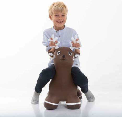 Gerardo’s Toys Hop Hop Deer for 1+ years Years Brown 18cm.