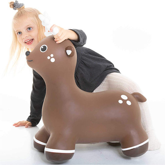 Gerardo’s Toys Hop Hop Deer for 1+ years Years Brown 18cm.