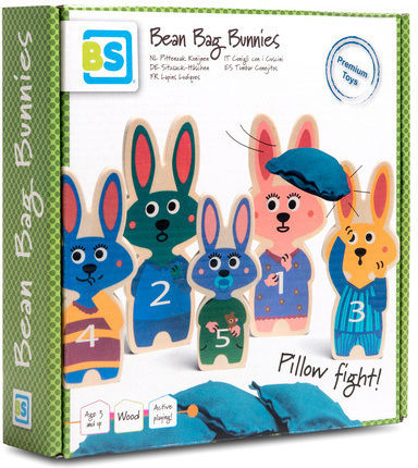 BS Toys Game Target Practice Outdoor Bunnies in a Row