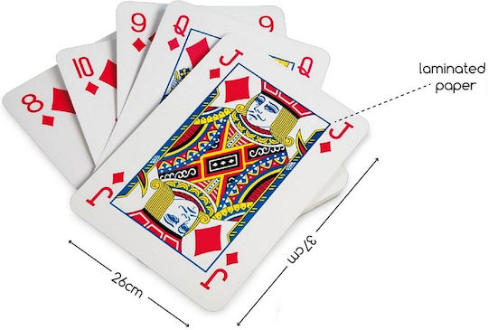 BS Toys Giant Card Game Spielkarten Mehrfarbig