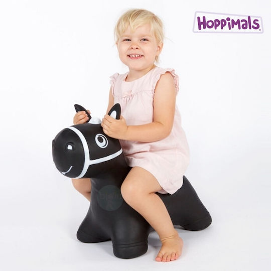 Hoppimals Hopa Hopa Căluț pentru 1+ ani Ani Negru 50cm.