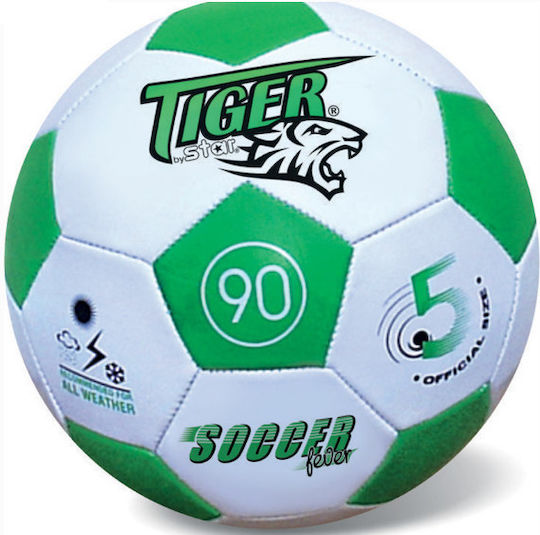 Startoys Tiger 5 Παιδική Μπάλα Ποδοσφαίρου Πράσινη 25εκ.