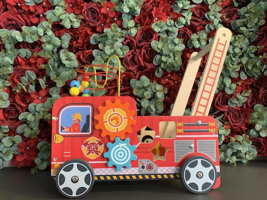 Ecotoys Fire Truck for 12+ Months Red