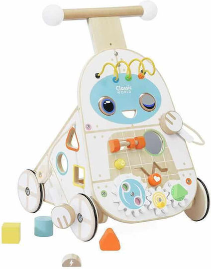 Classic World Robot Walker Pentru 12+ Luni Albă