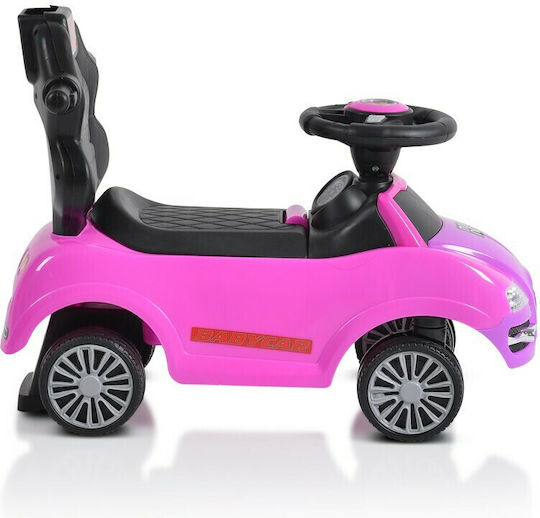 Moni Rider 308 Mașină Ride On Cu Mâner Pentru Părinți Pentru 12+ Luni Fuchsia