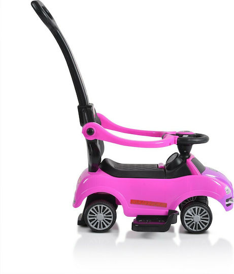 Moni Rider 308 Mașină Ride On Cu Mâner Pentru Părinți Pentru 12+ Luni Fuchsia