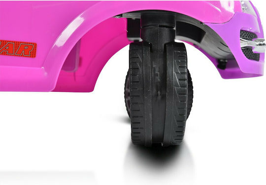 Moni Rider 308 Mașină Ride On Cu Mâner Pentru Părinți Pentru 12+ Luni Fuchsia
