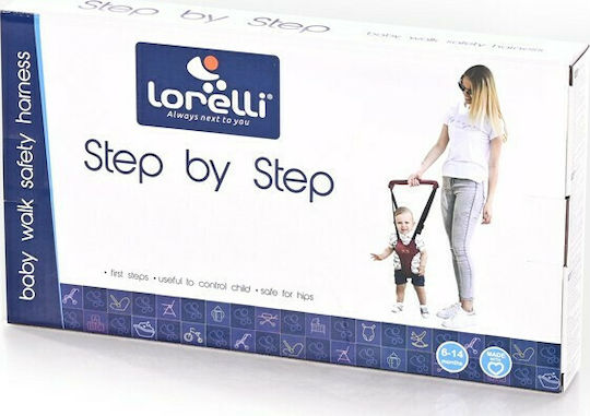 Lorelli Safety Harness Step By Step mit Stützgurte für 6+ Monate Blau