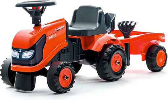 Falk Baby Kubota Tractor Ride On για 12+ μηνών Κόκκινο