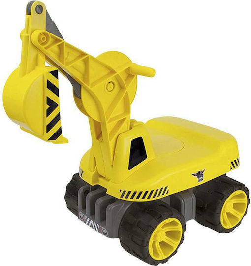 Big Maxi Digger Ride On for 12+ Months Yellow