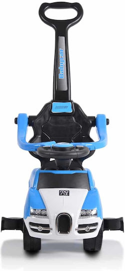 Moni Rider 308 Car Ride On with Parental Handle for 12+ Months Blue